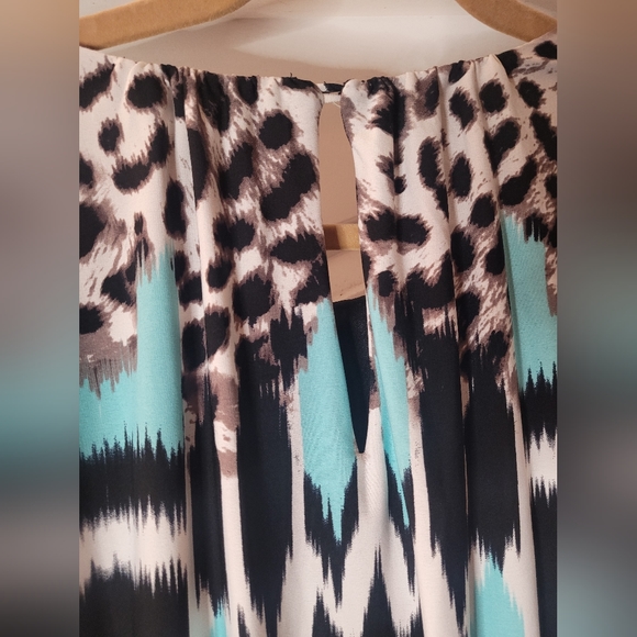 ROZ & ALI 14W Maxi length Dress, EUC - Picture 4 of 8